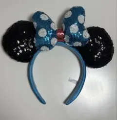 ディズニー カチューシャ 水色