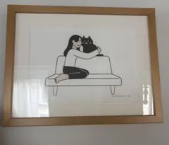 最終値下げ　山口一郎さん| Ichiro Yamaguchi原画　黒猫　希少 最終値下げ 山口一郎さん| Ichiro Yamaguchi原画 黒猫 希少 - メルカリ