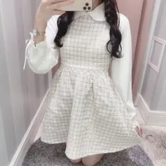 evelyn エブリン ツイード ワンピース