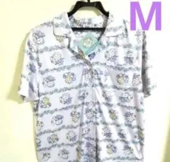 ちいかわ パジャマ Mサイズ 部屋着 パープル ハチワレ うさぎ 半袖 半パン