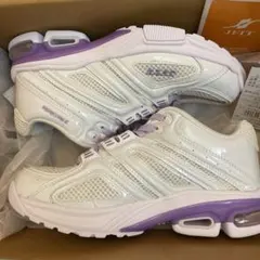 J-FIT フィットネスシューズ ホワイト/パープルのサムネイル