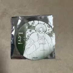 進撃の巨人 GIGOコラボカフェ 缶バッジ リヴァイ 線画