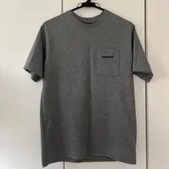 patagonia グレー Tシャツ ポケット付き