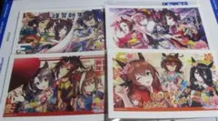 【匿名配送】【ウマ娘】年賀はがき　年賀状　４枚セット