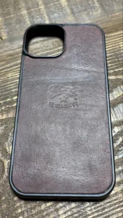 IL BISONTE iPhoneケース レザー ブラウン