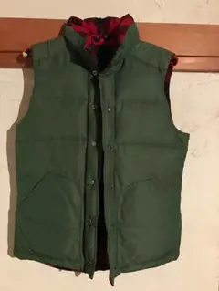 リバーシブル ダウンベスト