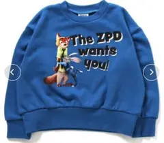 【新品未使用タグ付き】BREEZE ズートピア　トレーナー　90