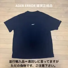 レア！ADER ERROR "ADE"ロゴTシャツ　ブラックのサムネイル