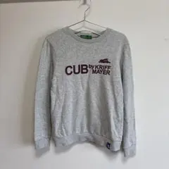 CUB byKRIFFMAYER★キッズ150 プリントトレーナーライトグレー