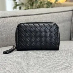 ボッテガ ヴェネタ イントレチャート ラウンドファスナー コインケース