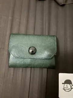 j.h様専用】アブラサス グリーン 小さい財布 - メルカリ