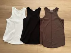 GU by/m ノースリーブ　3点セット　インナー　3色のサムネイル