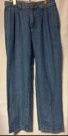 【90s】Lee ツータック デニムスラックス W30 メキシコ製のサムネイル