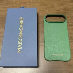 MAISON de SABRE iPhone air レザーケース グリーンのサムネイル