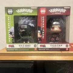 NARUTO疾風伝 ゆらゆらヘッド うちはイタチ はたけカカシ2種セットのサムネイル