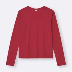 GU 新品ソフトシアークルーネック♡