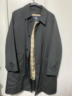 バーバリー　ノバチェックキルティングライナー付きステンカラーコート　三陽商会