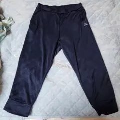 ネイビー チェック柄 ジャージパンツレディース