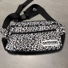 OUTDOOR PRODUCTS ウエストバック　白豹柄