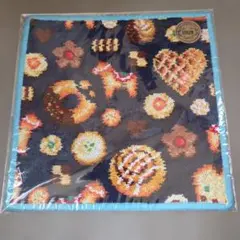 【完売☆未開封】フェイラー ハンカチ☆フィーカタイム・ターコイズブルーヘム