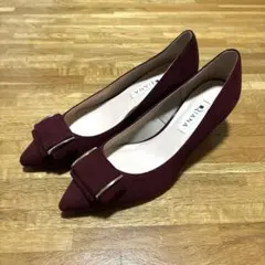 Diana リボンスエードパンプス