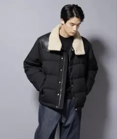 25AW 西川ダウン(R) ボアカラーサージショートダウン