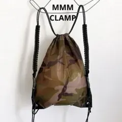 パラコード ナップサック リュック y2k 迷彩 カモフラ 黒 カーキ