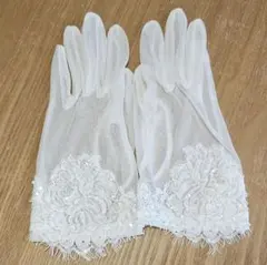アールイズドレス ビージング刺繍ショートグローブ