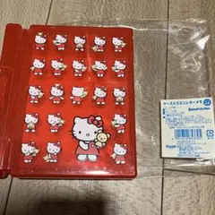 サンリオ　ハローキティ　ケース入り　ミニレターセット　赤　キティ　平成レトロ