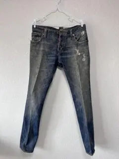 DSQUARED² ダメージ加工ブルーデニム