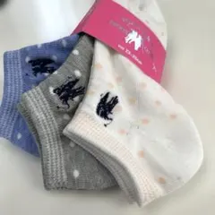 POLO くるぶし丈靴下3点セット