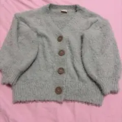 プティマイン　カーディガン　ミントグリーン　Mサイズ
