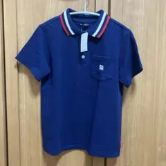 ムージョンジョン　ポロシャツ　ネイビー　130cm