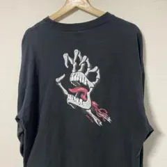 SANTA CRUZ サンタクルーズ ボーンハンド ロンT XL 使用感有 古着