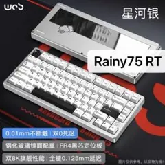 【新品未開封】WOBKEY Rainy75 RT Lite ギャラクシーシルバー