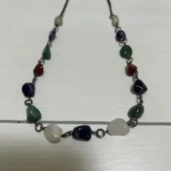 ネックレス　グリーン　パープル　ホワイト　レッド　ネイビー　松坂屋52cm