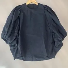 新品 未使用 ADAM ET ROPÉ ボリュームスリーブブラウス ブラック 