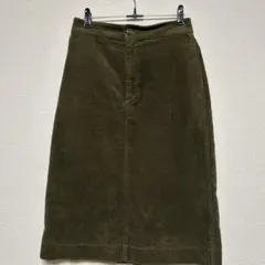 ユニクロ UNIQLO コーデュロイ タイトスカート