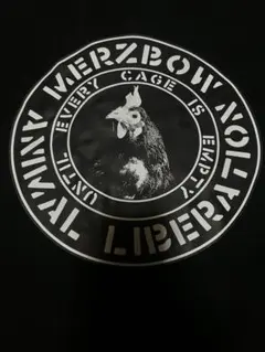 MERZBOW ANIMAL LIBERATION Tシャツ 新品　ノイズ