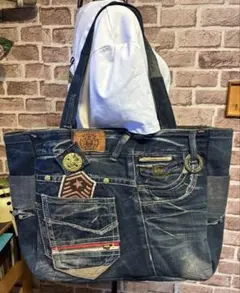 デニムリメイクバッグ