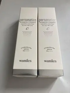 ワミレス 新品　wamiles　サンプロテクト（日焼け止めクリーム）2本 wamiles ワミレス サンプロテクト エッセンス C 50g