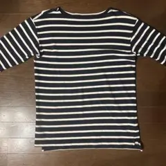 GAP ネイビー/ホワイトストライプ 長袖Tシャツ