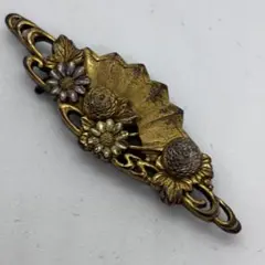 金工　帯留め　アンティーク　布袋尊　彫金　七福神　目貫　前金具 金工 帯留め アンティーク 布袋尊 彫金 七福神 目貫 前金具