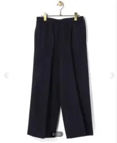 ウールパンツ ワイドパンツ