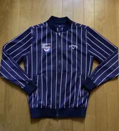 平*蔵様 Callaway キャロウェイストライプ長袖ストレッチジャージ M