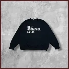 P*様 US古着 JERZEES プリント スウェット 長袖 ブラック 2XLサ