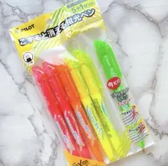 PILOT フリクションライト 蛍光ペンセット マーカー 6本 ピンク 黄色 緑