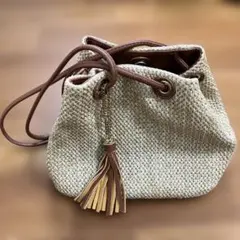 カゴバッグ　ショルダー　夏のサムネイル