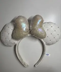 ミッキー耳カチューシャ ホワイト