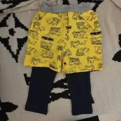 車両柄パンツ サイズ80